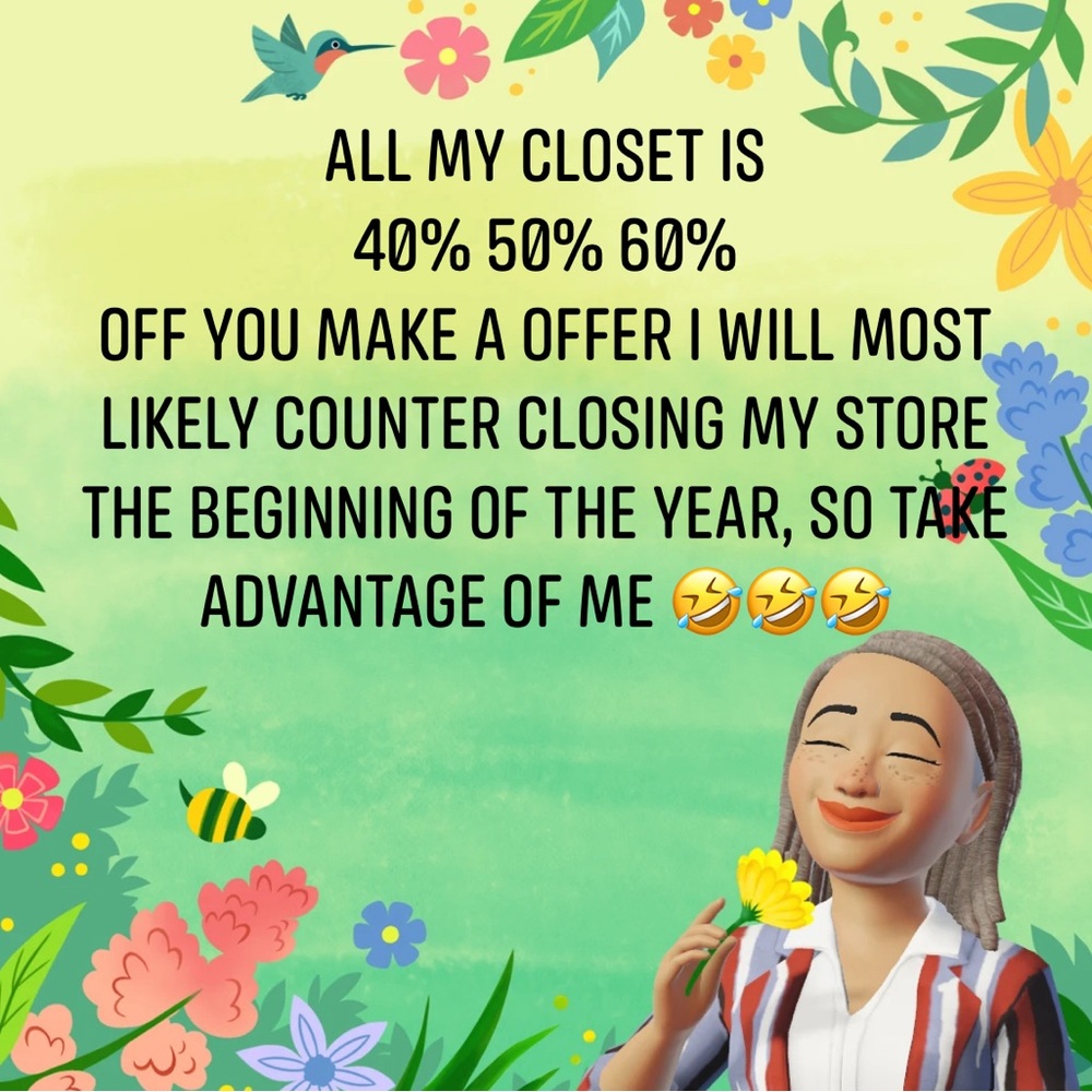 Dresses, shoes, coats,  kids, plus size, you make the offer I got you 😉